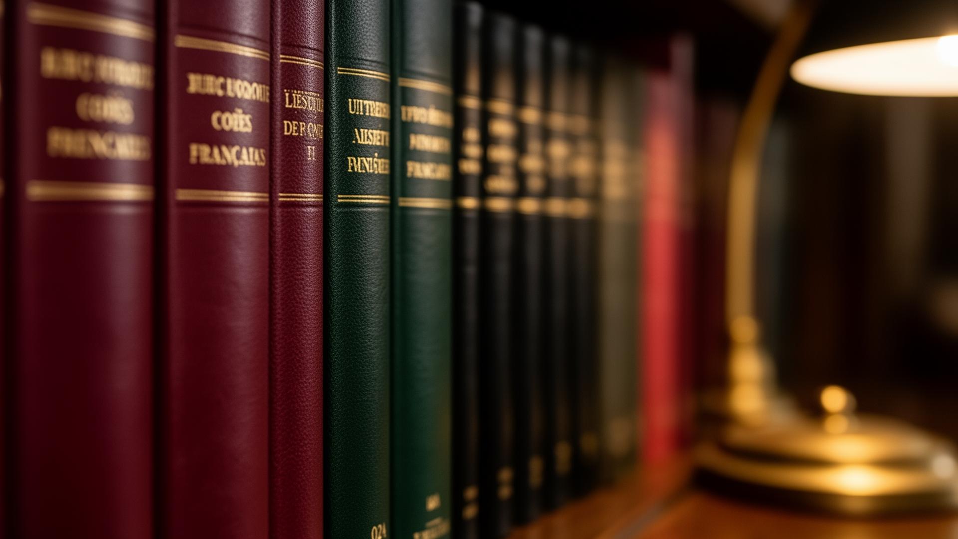 Bibliothèque de codes juridiques - image d'illustration